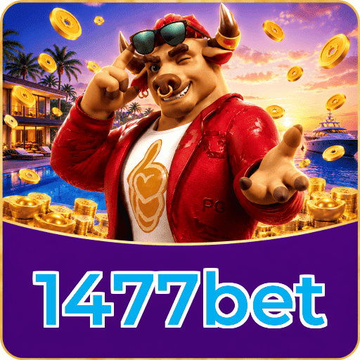 1477bet Logo - Bônus com Rollover Justo